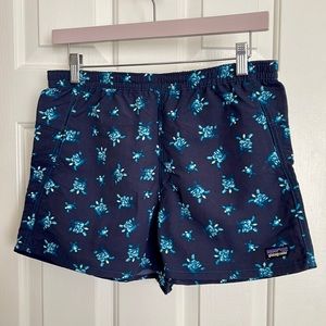 Patagonia Navy Blue Turtle Shorts S NWOT